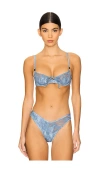 Diesel X Savage Fenty By Rihanna Balconette Bra In Blue