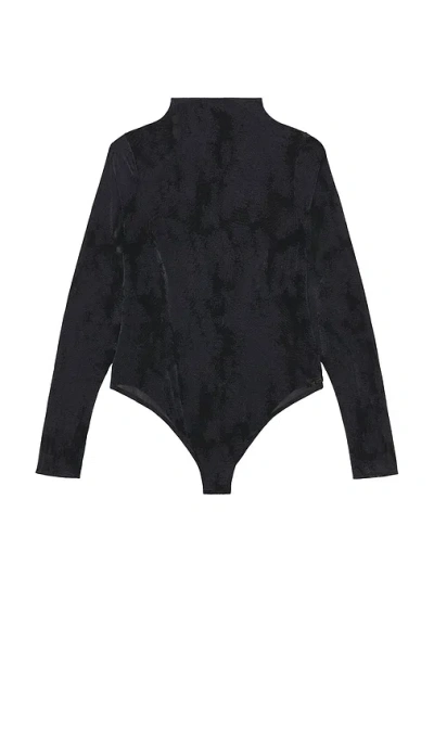 Diesel X Savage C Long Sleeve Bodysuit In Blue
