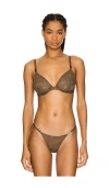 Diesel X Savage Fenty By Rihanna Plunge Bra In Green
