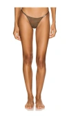 Diesel X Savage Fenty By Rihanna String Thong In Green Camo