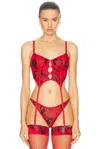 DIESEL X SAVAGE FENTY BY RIHANNA FISHNET BUSTIER