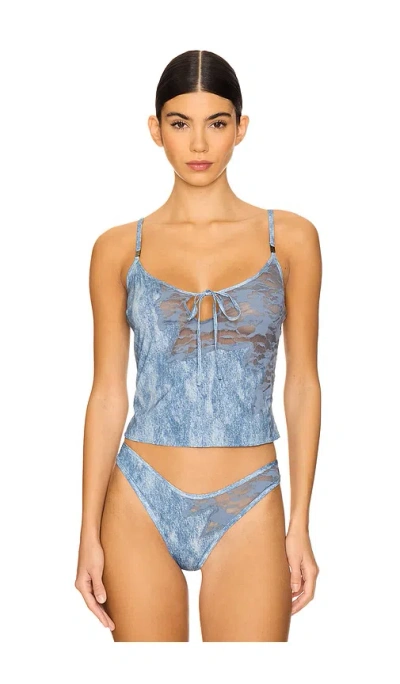 Diesel X Savage Lace Sleep Cami In Blue