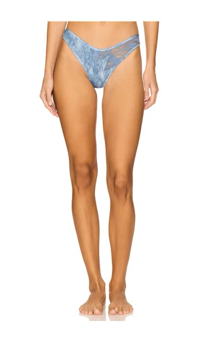 Diesel X Savage Lace Thong In Bue