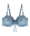 Diesel X Savage X Fenty Balconette Bra In Blue