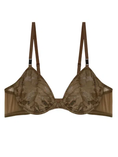 Diesel X Savage X Fenty Camouflage Bra In Brown