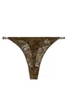 Diesel X Savage X Fenty Camouflage Thong In Green
