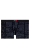 Diesel X Savage X Fenty Flocked Boxer Briefs In Grey