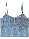 Diesel X Savage X Fenty Lace Camisole In Blue