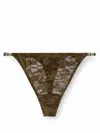 Diesel X Savage X Fenty Camouflage Thong In Green