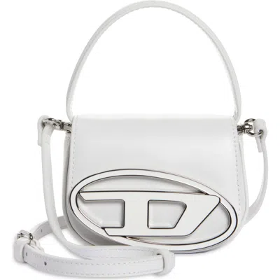 Diesel ® X-small 1dr Leather Crossbody Bag In White