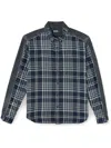 Diesel X Timberland Checked Shirt In Blue