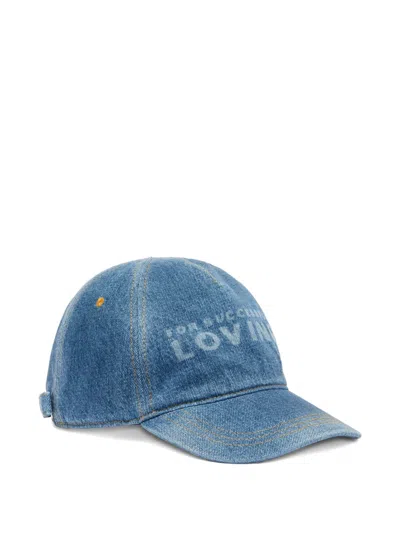 Diesel X Tinder Bleach-wash Logo-print Cap In Purple