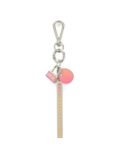 Diesel X Tinder Charm Padlock-detail Bracelet In Metallic