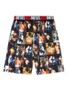 Diesel X Tom Of Finland Foundation Graphic-print Shorts