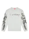Diesel X Tom Of Finland Foundation Graphic-print T-shirt In Gray