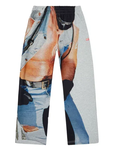 DIESEL X TOM OF FINLAND FOUNDATION GRAPHIC-PRINT TROUSERS