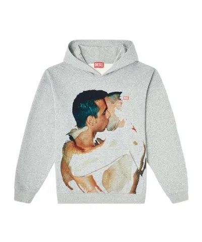 DIESEL X TOM OF FINLAND FOUNDATION KISS-PRINT HOODIE