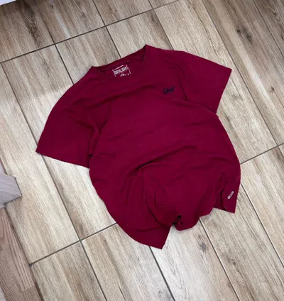 Pre-owned Diesel X Vintage 00s Vintage Diesel Soft T-shirt In Burgandy