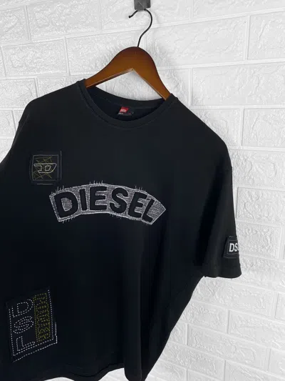 Pre-owned Diesel X Vintage Diesel Big Logo T Shirt In Black