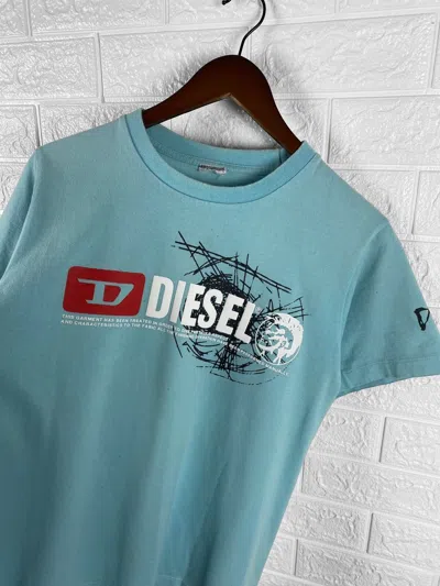 Pre-owned Diesel X Vintage Diesel Big Logo T Shirt In Blue