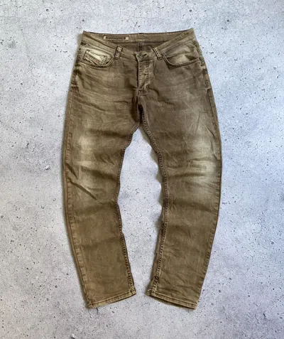 Pre-owned Diesel X Vintage Diesel Brown Washed Distressed Jeans Y2k Denim Pants