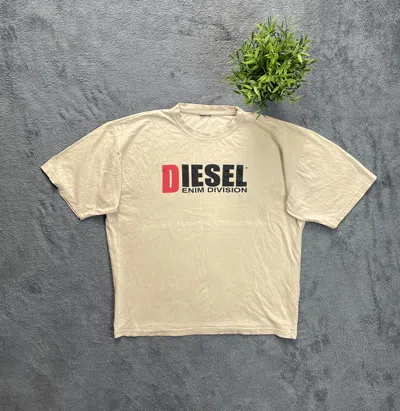 Pre-owned Diesel X Vintage Diesel Vintage T-shirt In Beige