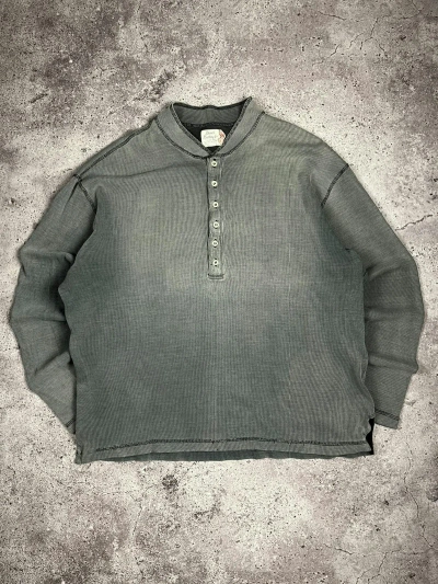 Pre-owned Diesel X Vintage Y2k 00s Diesel Distressed Punk Sweater Knit In Grey