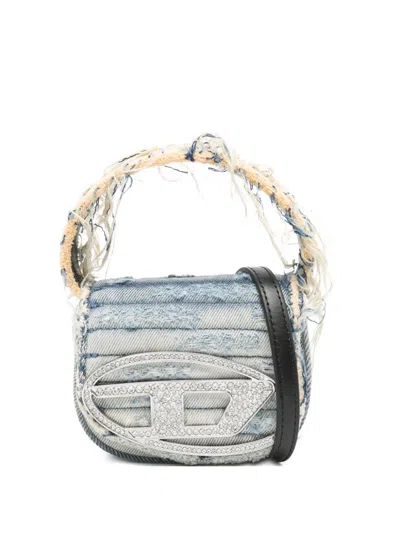 Diesel X08709p8761 Bianco Pelle In Blue