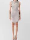 Diesel Distressed Cotton Mini Dress With Edgy Silhouette