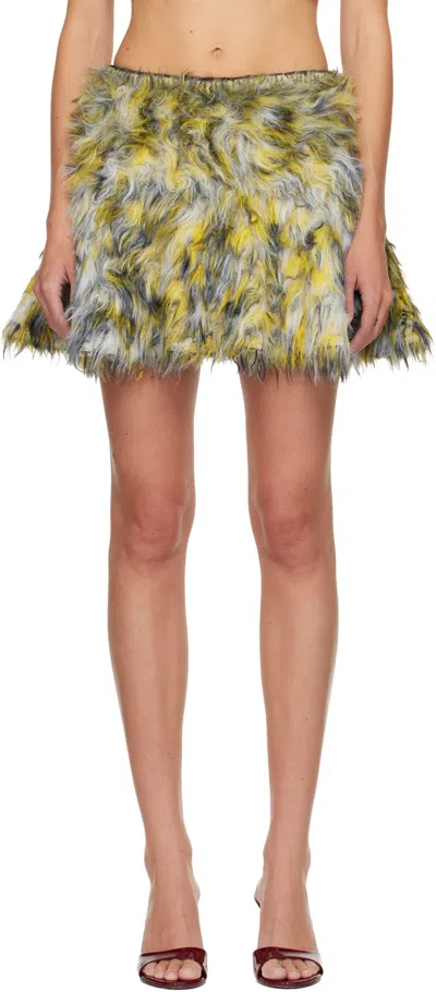 Diesel Yellow M-astrella Miniskirt