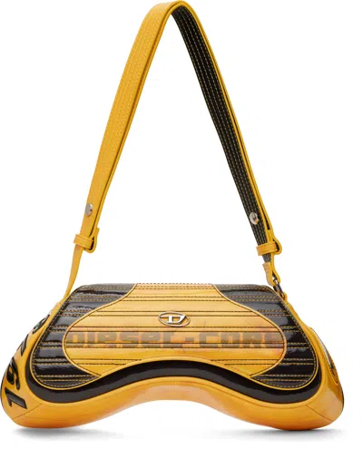 Diesel Yellow Play Crossbody Bag In Ha584