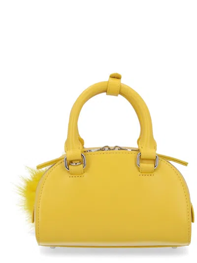 Diesel Yellow Pmu Crossbody Bag