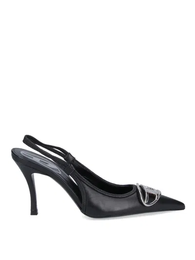 Diesel Slingback In Black