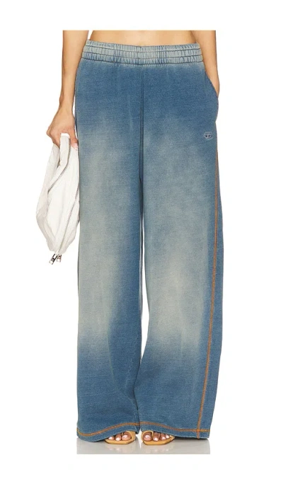Diesel Zenia Wide Leg In Blue