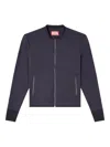 Diesel Zip-fastening Bomber Jacket In Blue