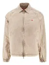 Diesel Zip Jacket In Neutral