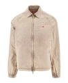 Diesel Zip Jacket In Nude