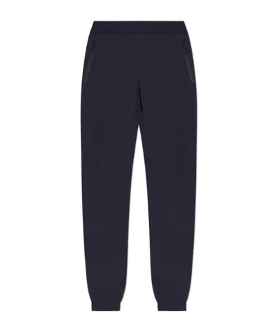 Diesel Zip-pocket Elastic-waist Trousers In Blue