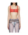 Diesel Red De-gell-fsb Tank Top In Nude