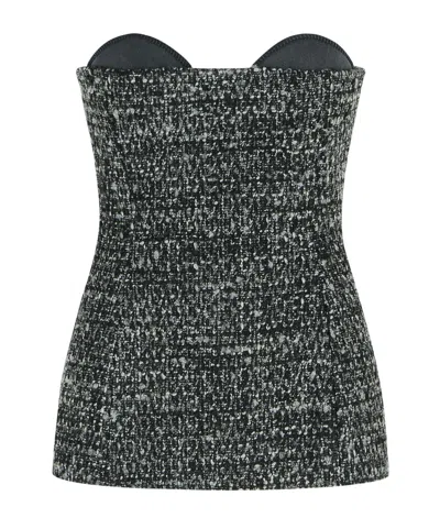 DIESEL TWEED SWEETHEART TOP