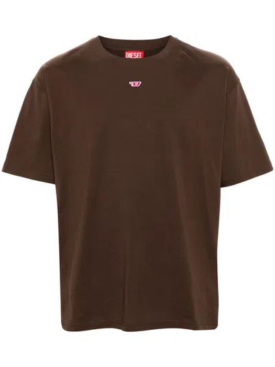 Diesel T-shirt T-boxt-d In Brown