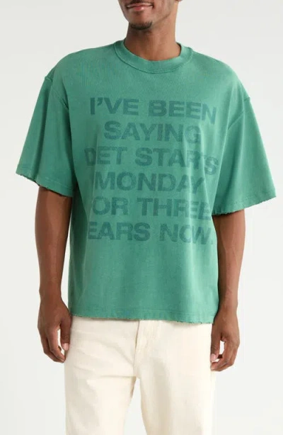 Diet Starts Monday 3 Year Cotton Graphic T-shirt In Multi