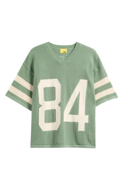 Diet Starts Monday '84 Mesh Cotton Appliqué Jersey In Green