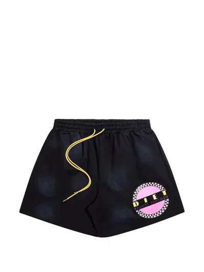 Diet Starts Monday Baja Twill Shorts In Black