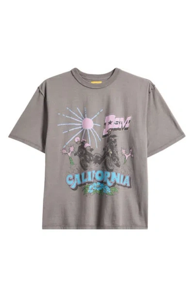 Diet Starts Monday California Racing Cotton Graphic T-shirt In Brown
