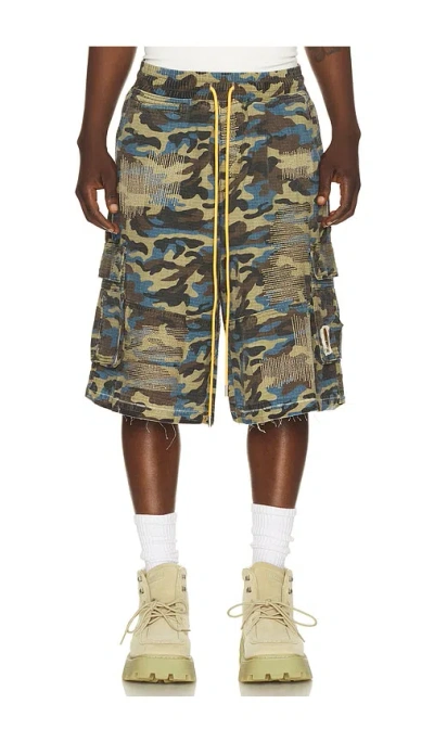 Diet Starts Monday Camo Ripstop Cargo Shorts In Multi