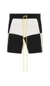 Diet Starts Monday Checkered Jacquard Shorts In Black