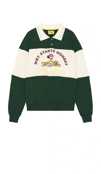 Diet Starts Monday Cheetah Sport Pullover In Green