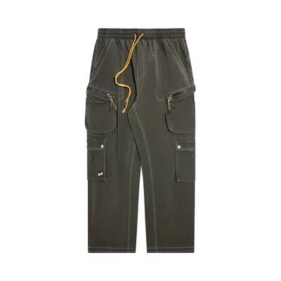 Pre-owned Diet Starts Monday Contrast Cargo Pants 'olive' | Green | Men's Size L