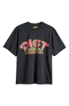 Diet Starts Monday Diet Intl Cotton Graphic Tee In Vintage Black
